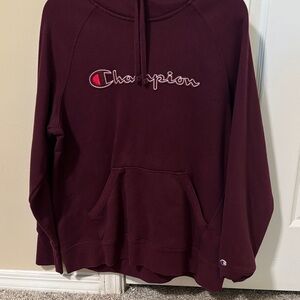 Champion Women's Burgundy Hoodie